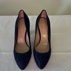 M.Gemi blue suede blue shoes. Worn a bit around the house. Like new.